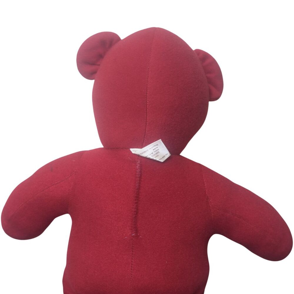 Vintage North American Bear Co. Plush Red Bear in Faux Fur Coat Lauren Bacall - Picture 6 of 11